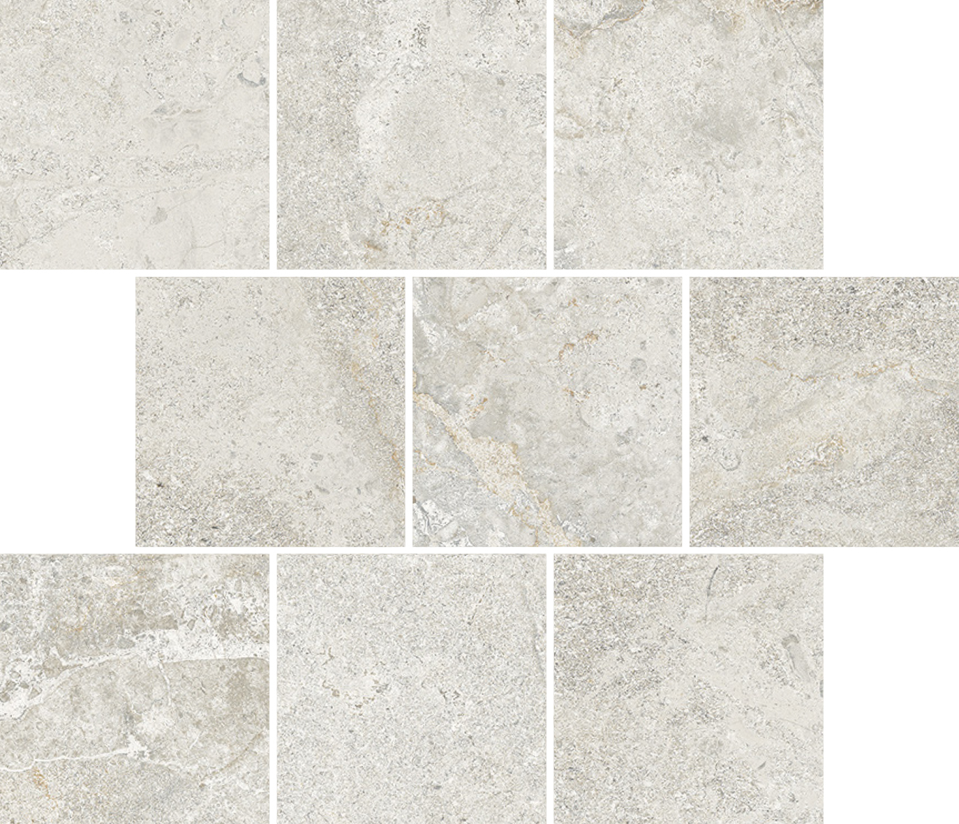 New Valley External Tile COBBLE STONE- BIANCO- (1)