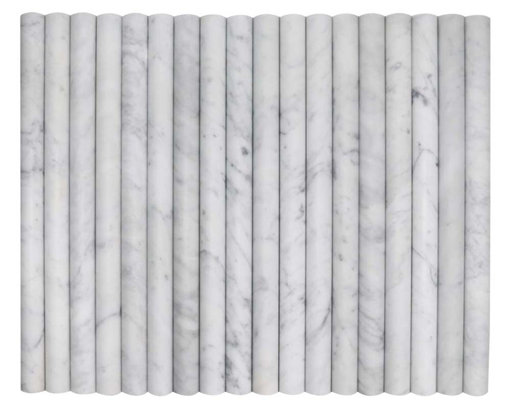 Flute Bamboo Carrara Honed CHIP SIZE 30X450X20MM