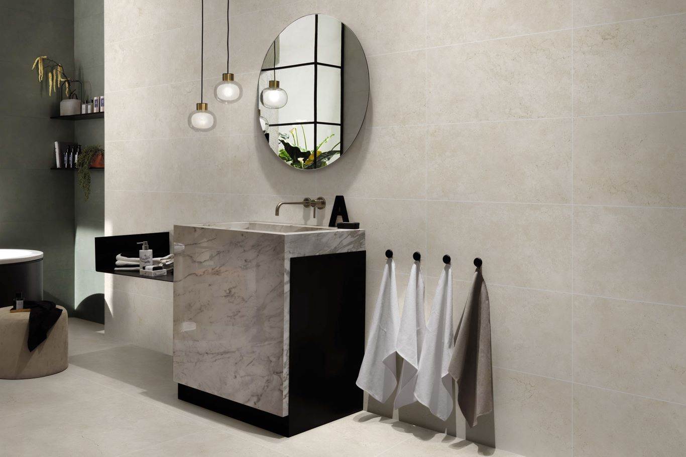 Get the timeless charm of stone with porcelain tile alternatives.