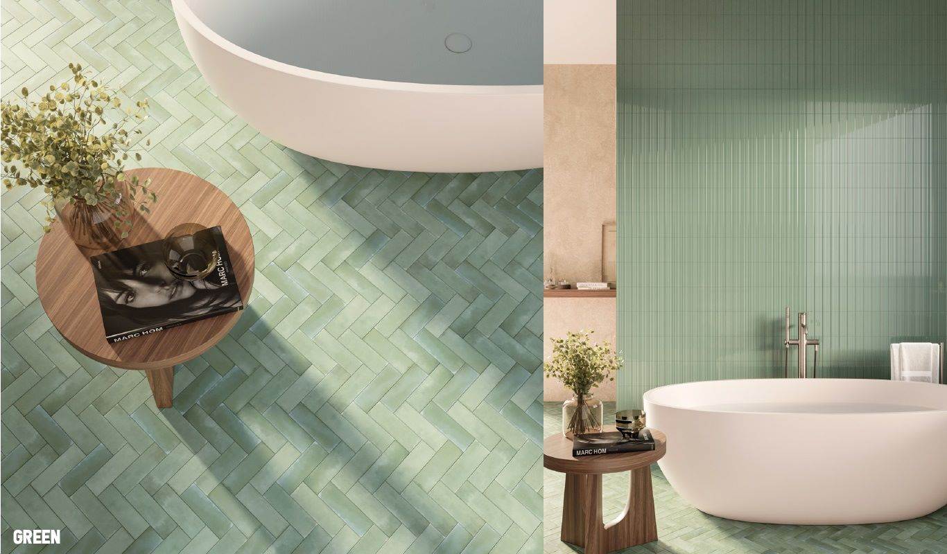 Poccola subway wall tiles exude beauty and luxury in architectural design.