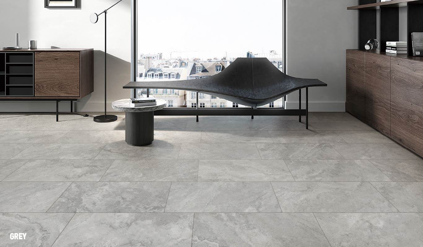 Get the timeless charm of stone with porcelain tile alternatives.