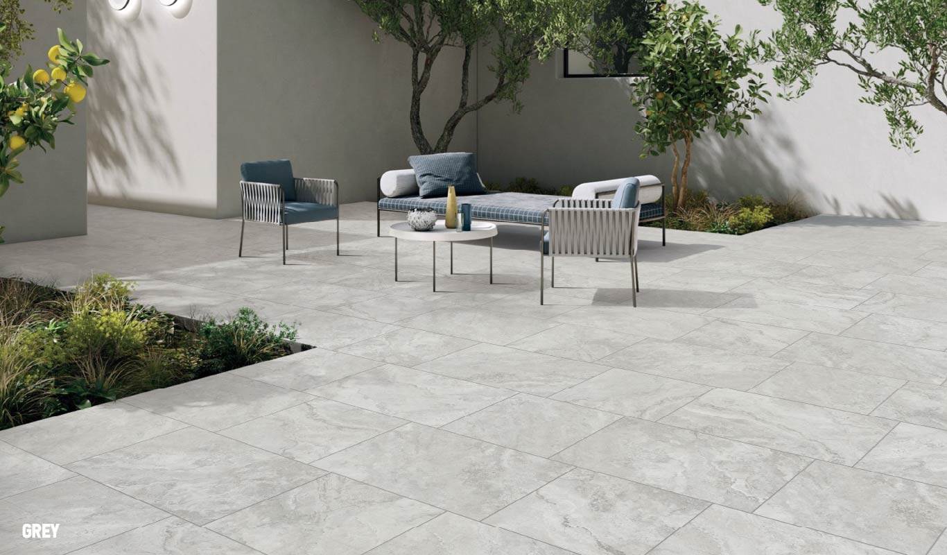 Elevate your landscape design with paver and bullnose tiles.