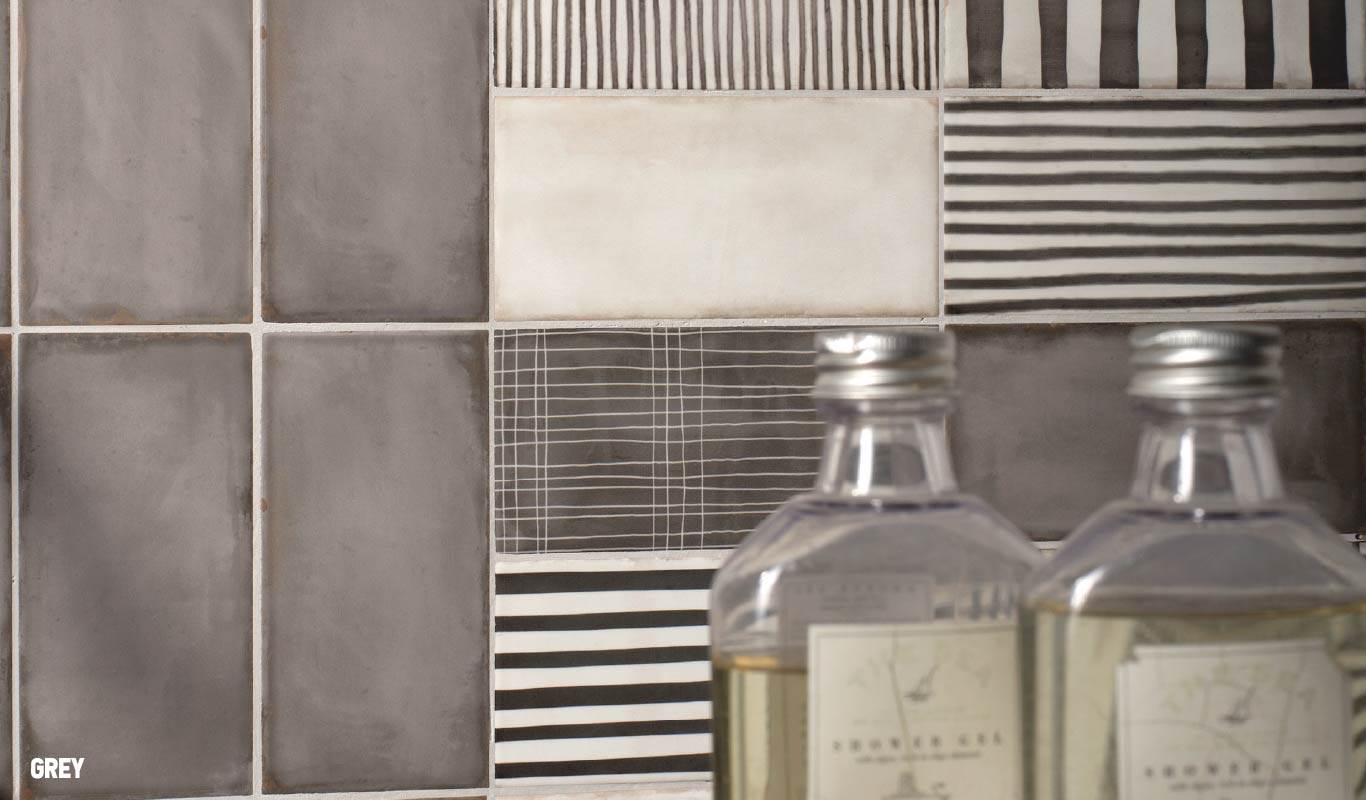 Geometric ceramic decor from Italy adds artisanal charm to your space.