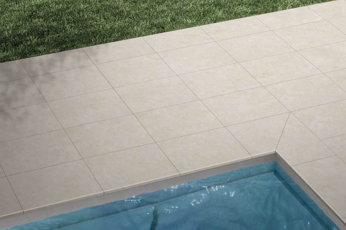 Paver and bullnose tiles offer a complete outdoor solution.