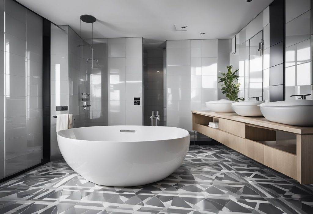 Premium bathroom tile design