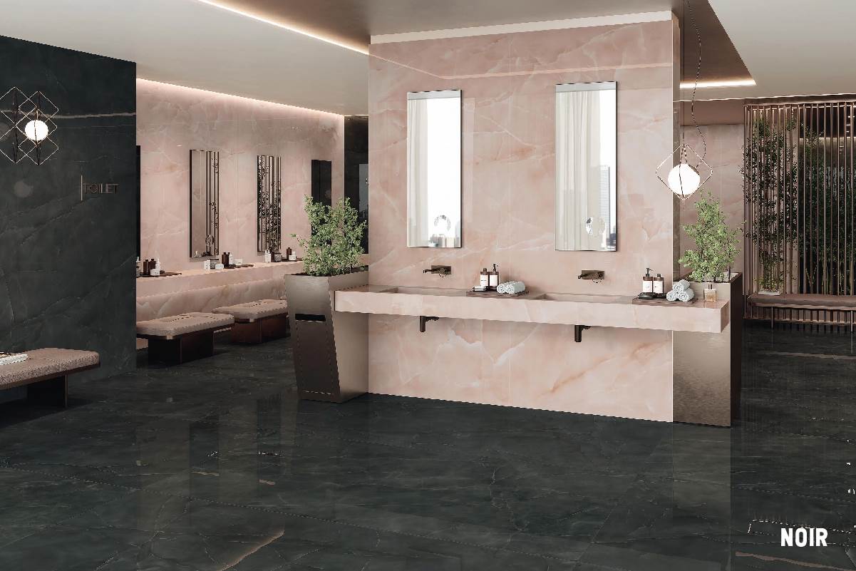 Marvel Onyx marble stone look luxury tiles