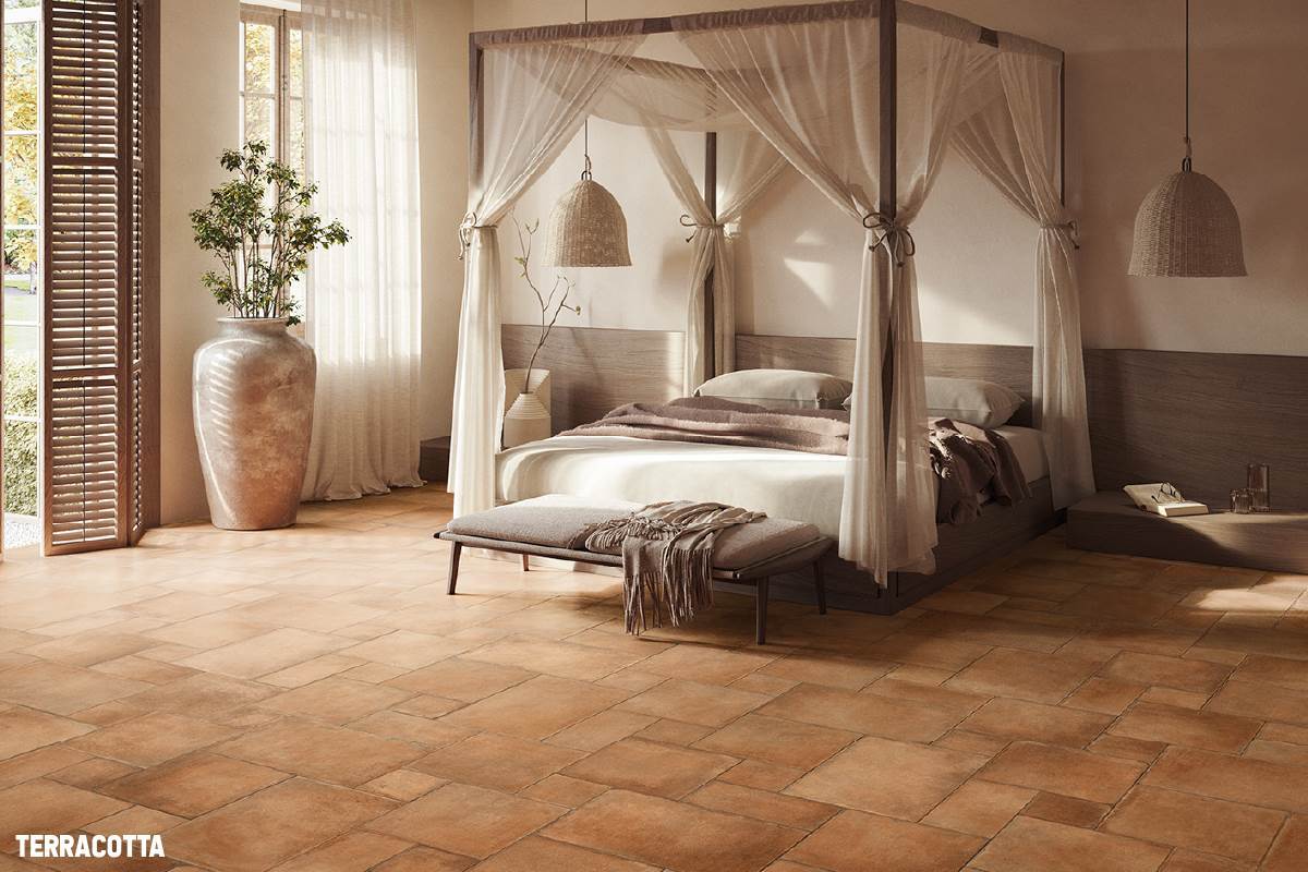 Show Tile Vatican Ocra Tile Terracotta Look for external outdoor tiles Trending 2024