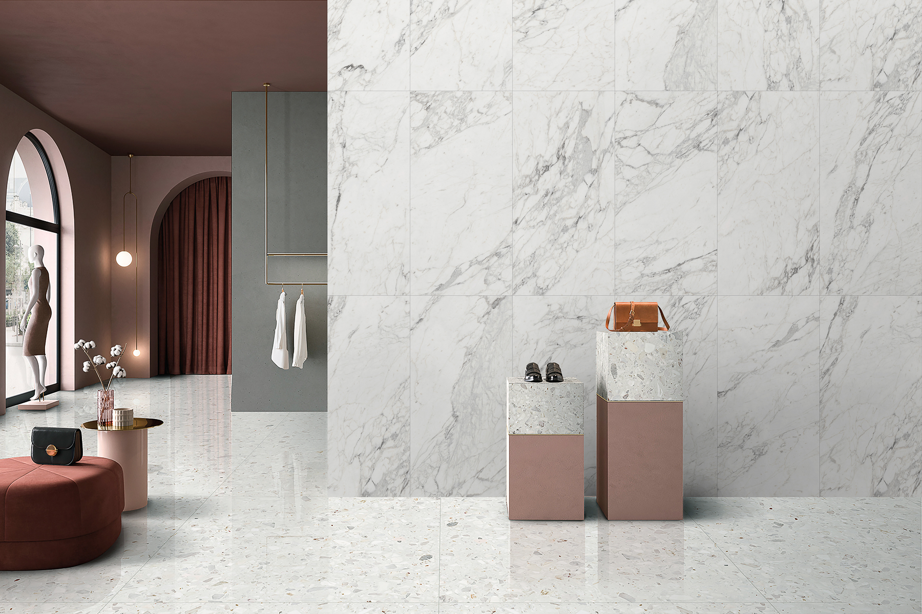 Romantic Carrara 600x1200 luxury tiles