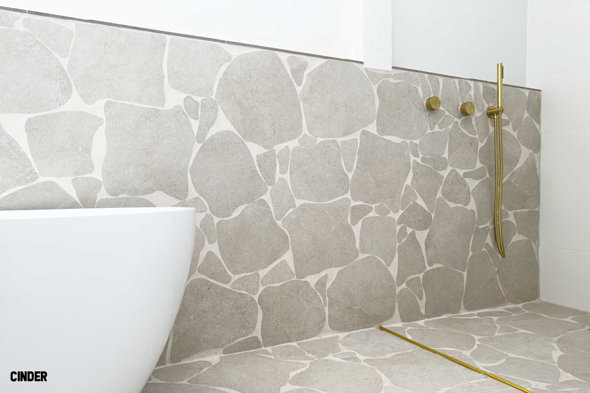 high end crazy pave tiles