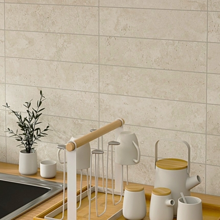 travertine kitchen tiles