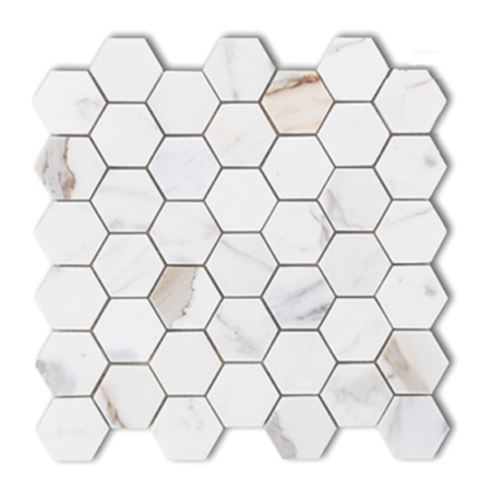 Calacatta Gold Hexagon Mosaic