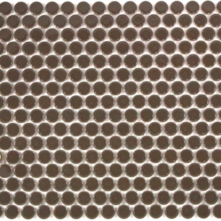 Penny Round 19mm Cappuccino Gloss