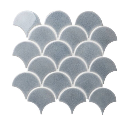 Fishscale Grey Crackle