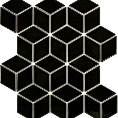 Cube Mosaic Black Gloss