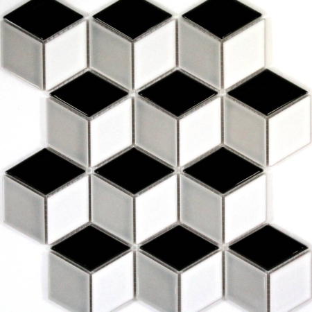 Cube Mosaic Mixed Gloss