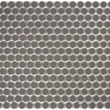 Penny Round 19mm Dark Grey Gloss