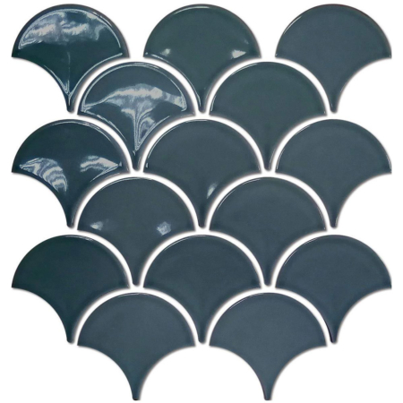 Fishscale Denim Blue