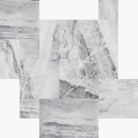 Lantic Grey Sandblasted French Pattern