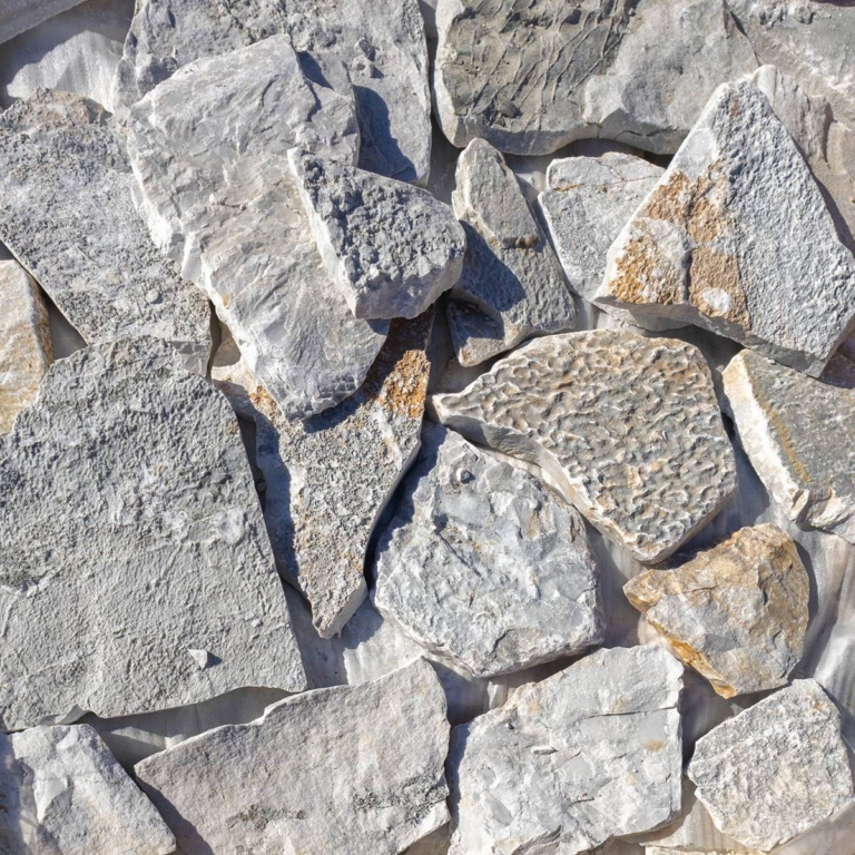 Limestone Sky Wall Cladding: Natural Grey Stone Tiles