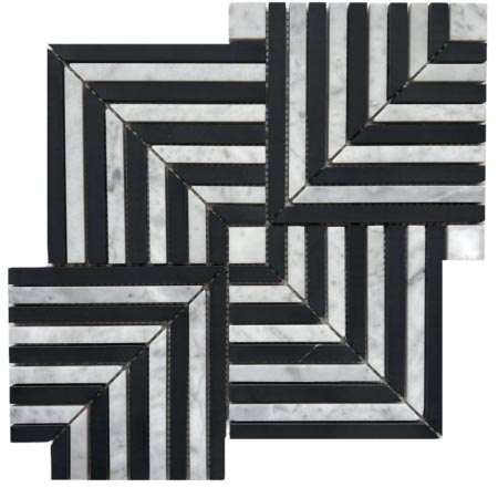 Nero Marquina & Carrara Modern