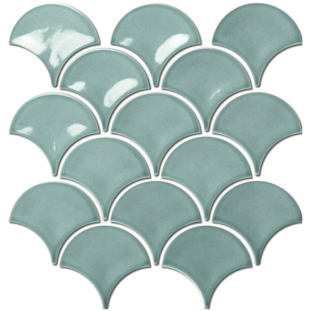 Fishscale Water Green