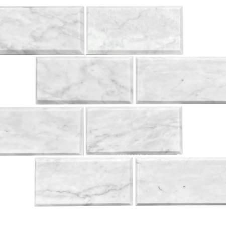 Carrara Bevelled Subway