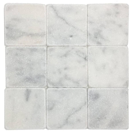 Square Tumbled Carrara