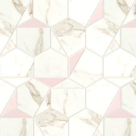 Marvel Shine Calacatta Prestigio Rose Hex