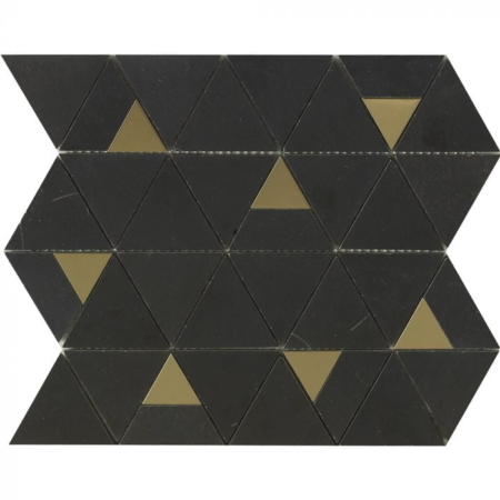 Brass Mix Pyramid Nero Marquina
