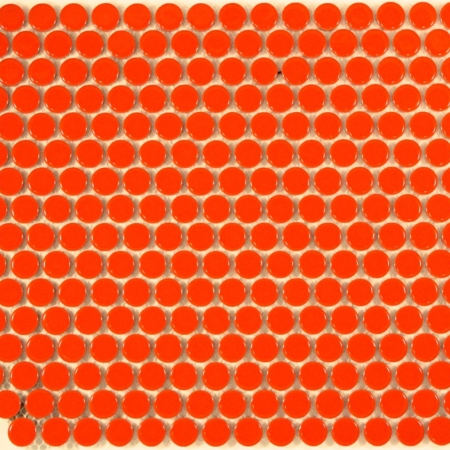 Penny Round 19mm Orange Gloss