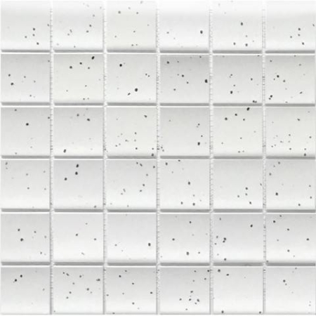 Square 48mm White Speckle