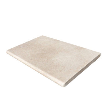 Cloud Beige Limestone Bullnose