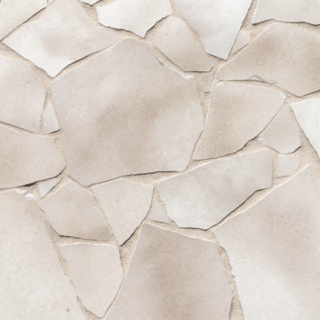 Cloud Beige Limestone Crazy Pave