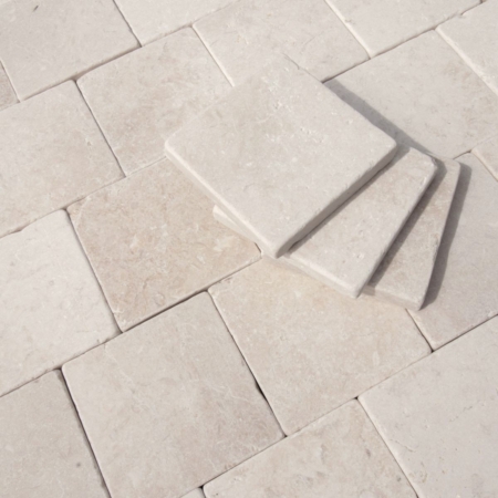 Cloud Beige Limestone Loose Cobblestone