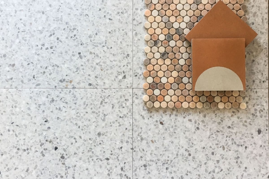 Terrazzo White tiles