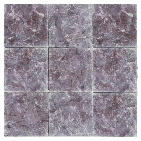 Square Tumbled Regal Purple