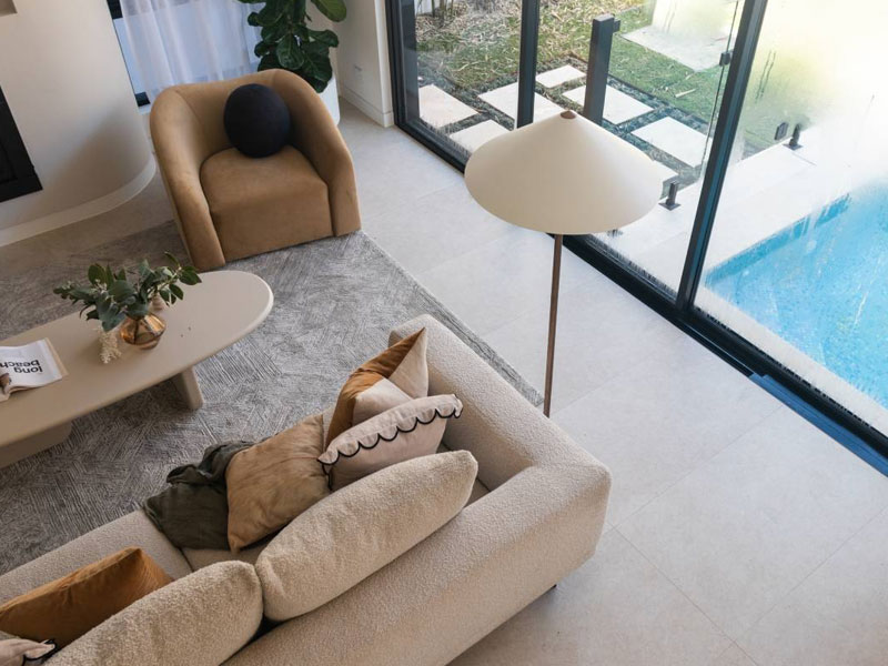 Tiles on Floor Design
