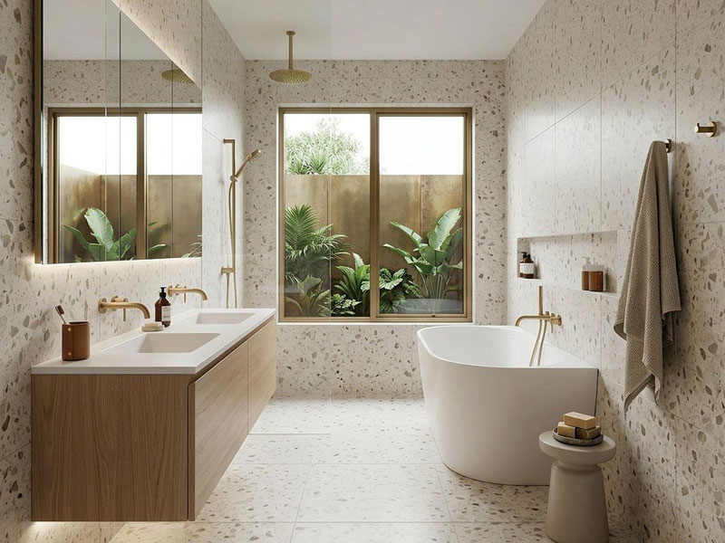 Washroom Floor Tiles Design