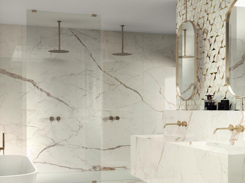 Bathroom Marble Tiles Design