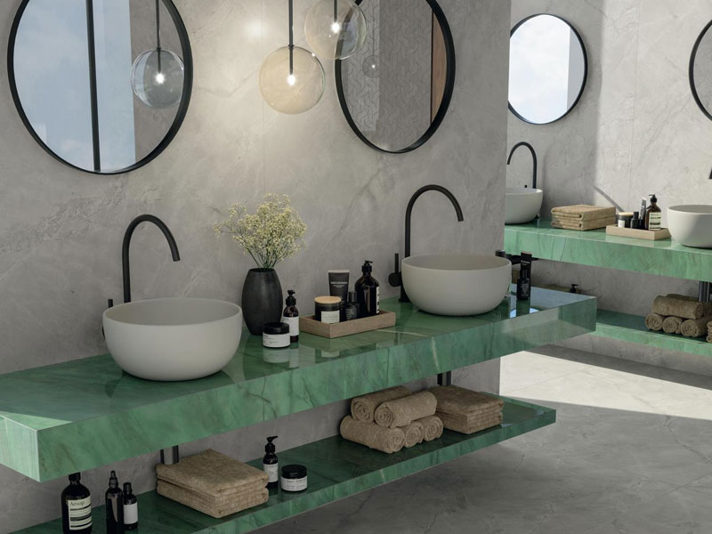 Bathroom Marble Tiles Design