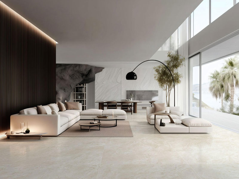 Floor Tiles Design for Living Room