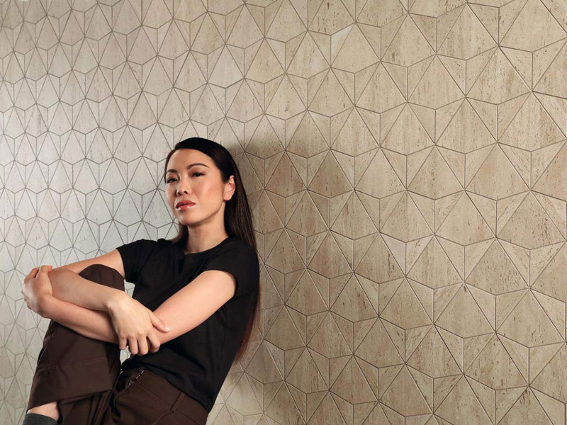 Modern Front Wall Tiles Design