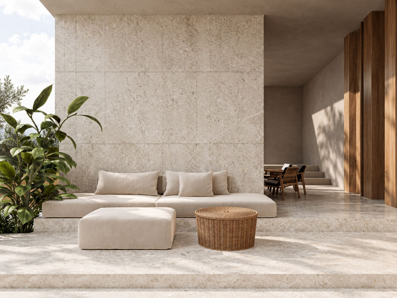 Modern Front Wall Tiles Design