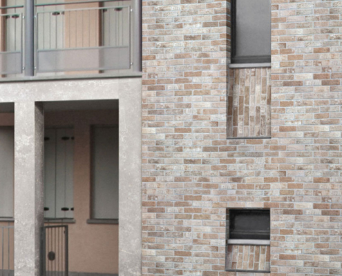 Modern Front Wall Tiles Design