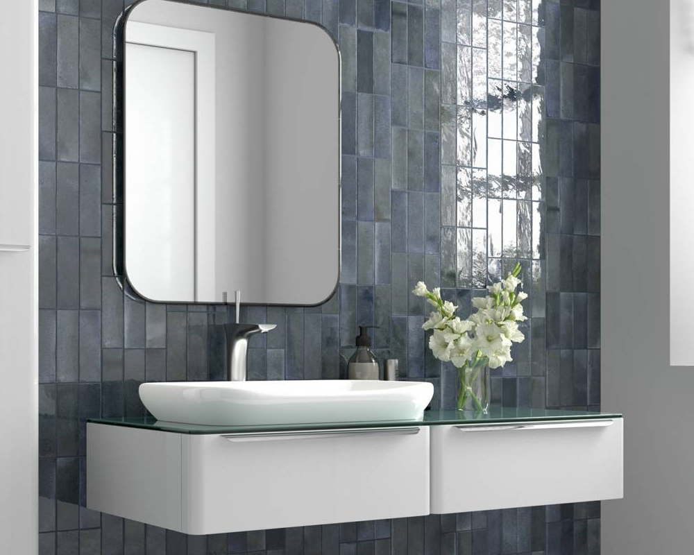 Blue Bathroom Tiles Design