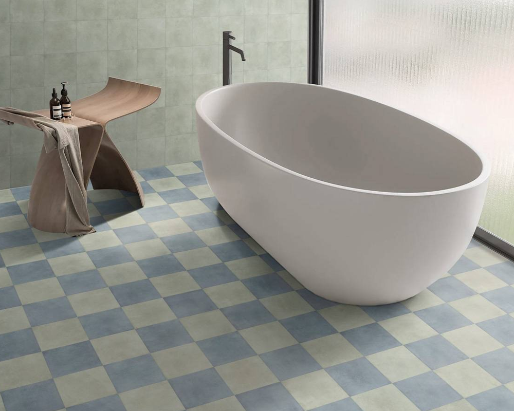 Blue Bathroom Tiles Design