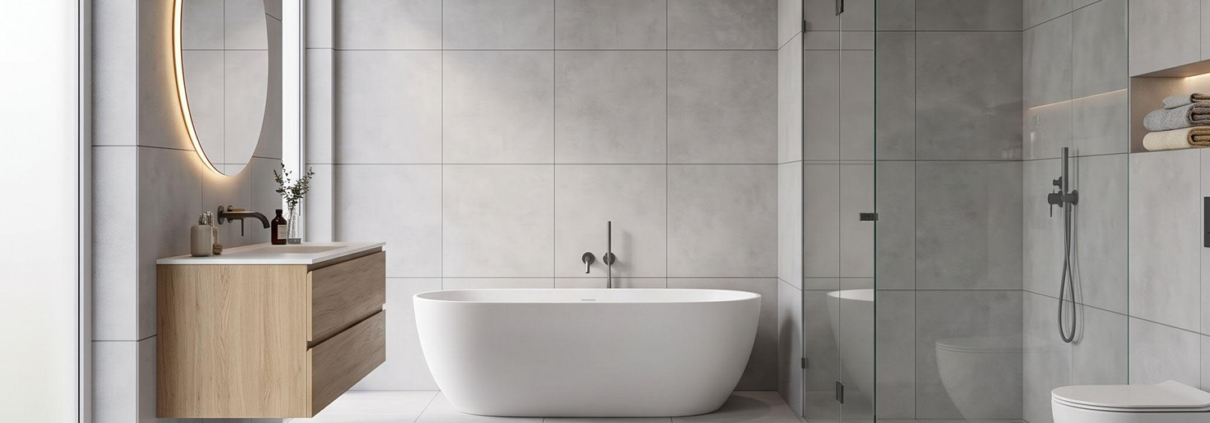 simple bathroom tiles design